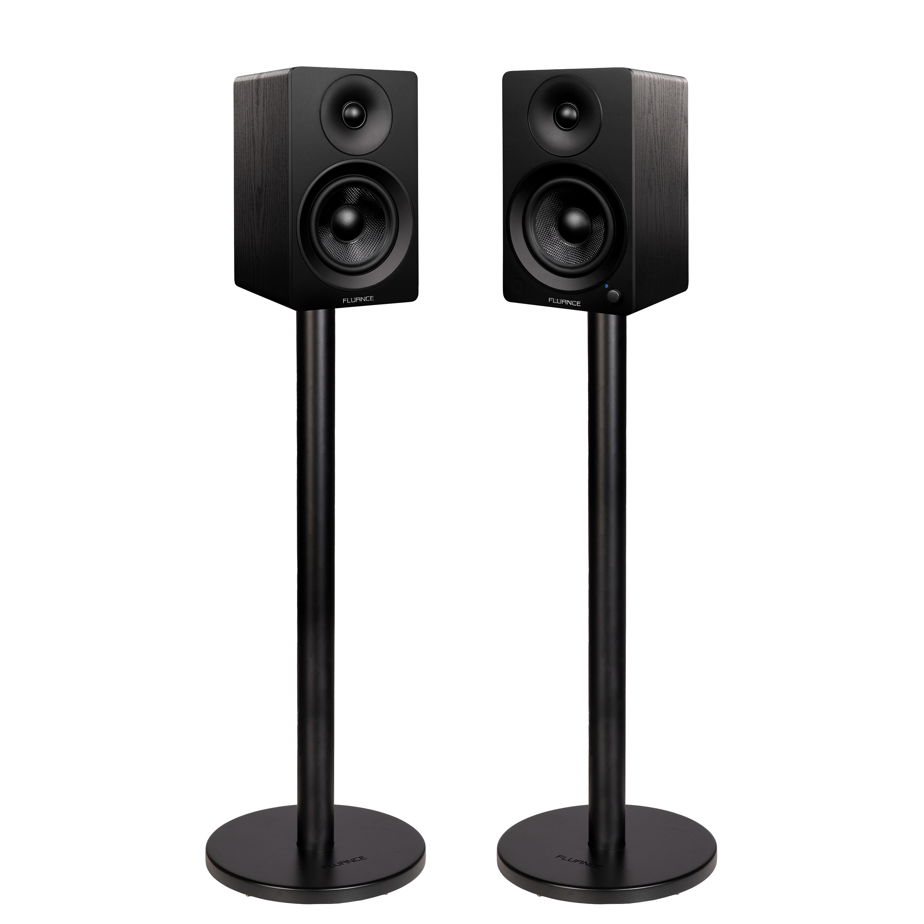 Fluance Powered 5" Stereo Bookshelf Speakers for Turntable Bluetooth 5