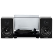 Fluance RT81 Elite High Fidelity Vinyl Turntable (Piano Black), Ai61 Powered 6.5 Stereo Bookshelf Speakers (Black Ash), Diamond Stylus, Belt Drive, Built-in Preamp, 90W Class D Amplifier, Bluetooth