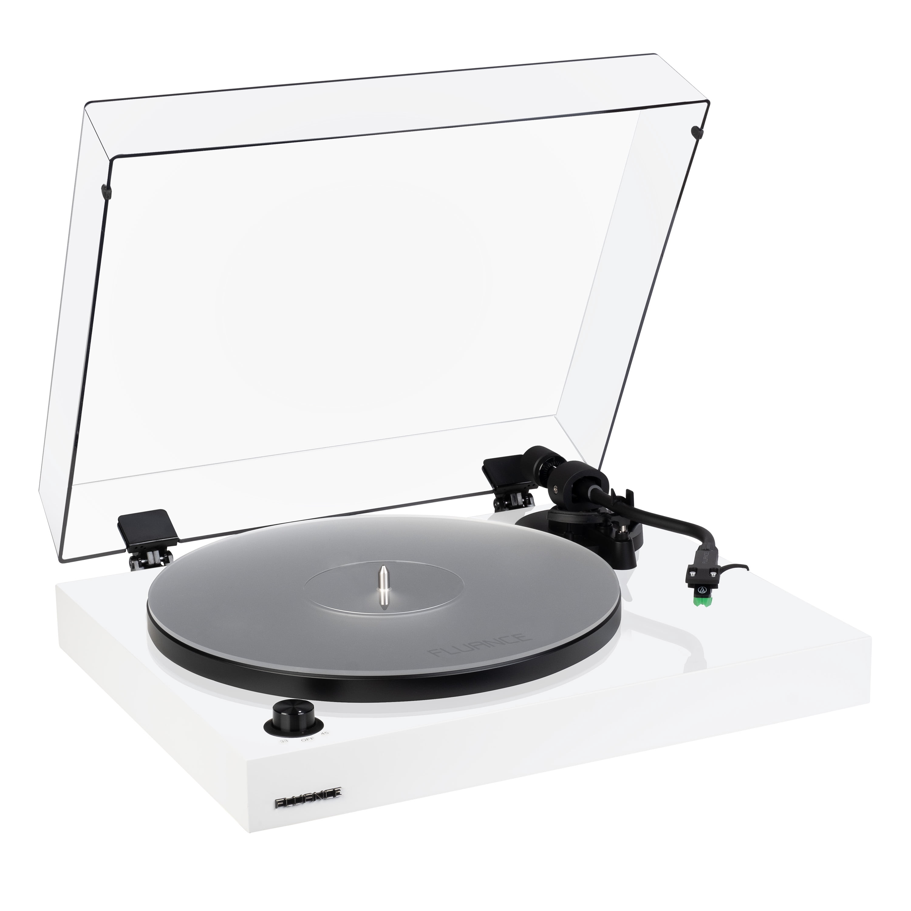 Fluance Vinyl Turntable Record Player with Stylus Cartridge, Anti