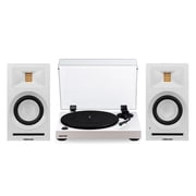 Fluance RT81 Vinyl Turntable Record Player, Audio Technica AT95E Cartridge, and Ri71 Powered Bookshelf Speakers