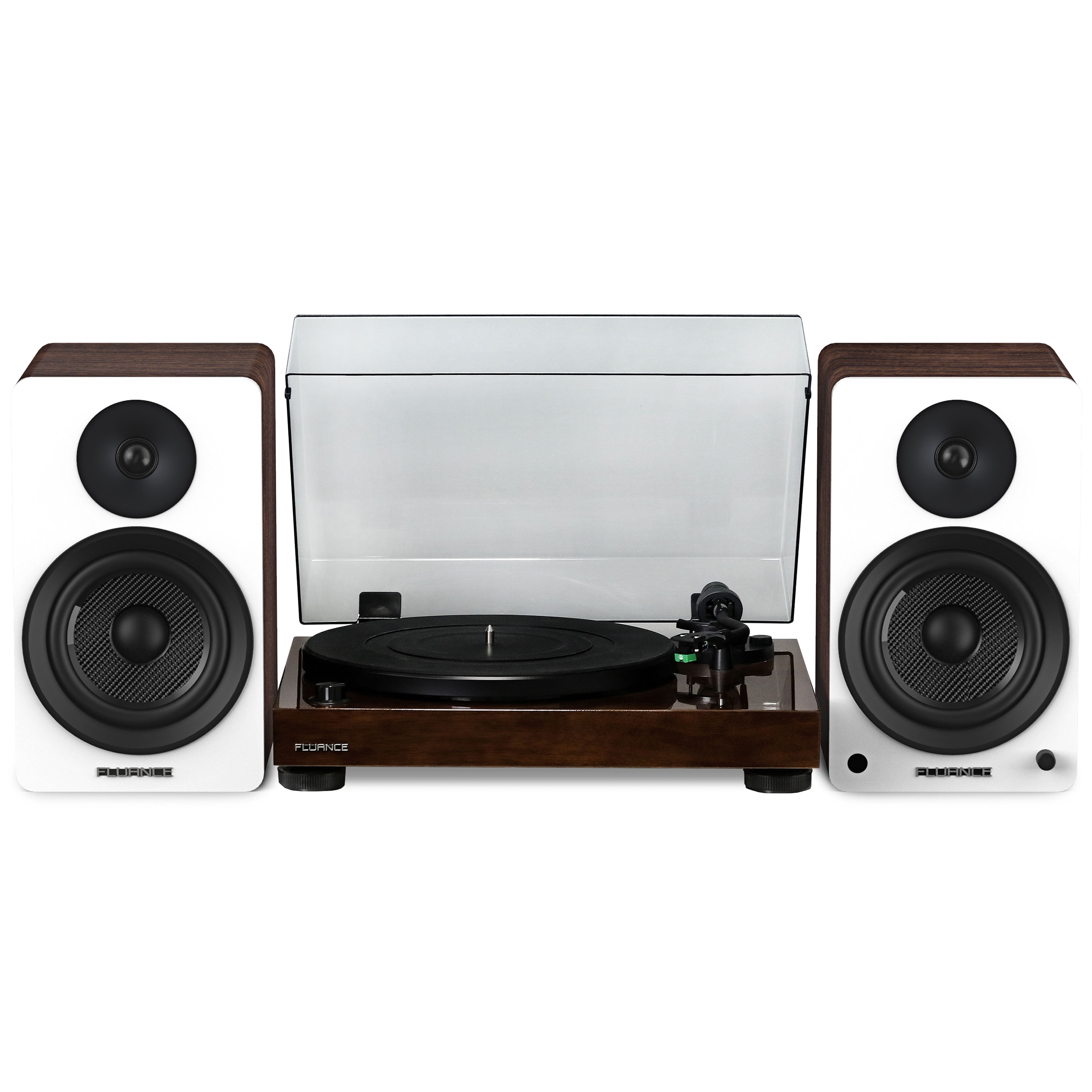 Fluance RT81 Vinyl Turntable and Ai61 Powered 6.5 Stereo Bookshelf Speakers