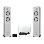 Fluance RT82 Vinyl Turntable Record Player, Ortofon OM 10 Cartridge, Ri91 Powered Floorstanding Speakers, PA10 Preamp