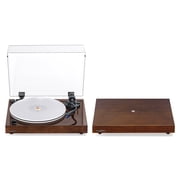 Fluance RT85 Reference High Fidelity Vinyl Turntable Record Player with Ortofon 2M Blue Elliptical Cartridge And Anti-Vibration Wood Isolation Base - Natural Walnut