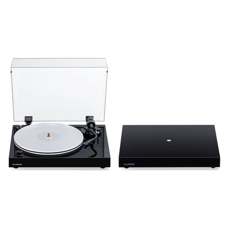 Fluance RT85 Reference High Fidelity Vinyl Turntable Record Player with Ortofon 2M Blue Elliptical Cartridge And Anti-Vibration Wood Isolation Base - Piano Black