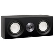 Fluance Reference High Performance 2-Way Center Channel Speaker for Enhanced Dialogue and Vocals in Home Theater Surround Sound Systems - Black Ash XL8C