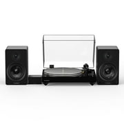 Fluance Reference RT85N High Fidelity Vinyl Turntable Piano Black, PA10 Phono Preamp and Ai41 Powered 5 Bookshelf Speakers Black Ash, Nagaoka MP-110 cartridge, 90W Class D Amplifier, Bluetooth