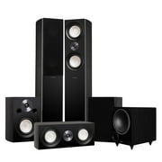 Fluance Reference Surround Sound Home Theater 5.1 Channel Speaker System including 3-Way Floorstanding Towers, Center Channel, Bookshelf Surrounds and DB10 Subwoofer - Black Ash X851BR