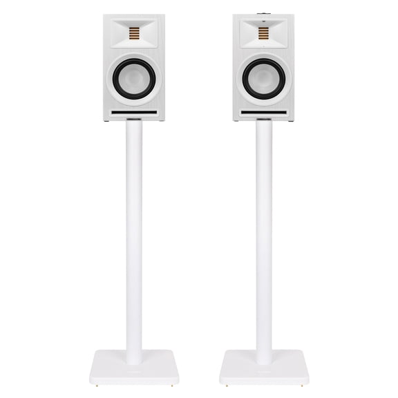 Fluance Ri71 Reference Powered Bookshelf Speakers with High Performance AMT Tweeters, 5" Drivers, 120W Amplifier for Music, Turntable, TV, PC - HDMI, Bluetooth, RCA & Subwoofer Out with Speaker Stand