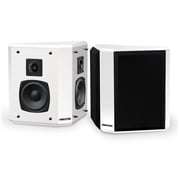 Fluance Elite High Definition 2-Way Bipolar Surround Speakers for Wide Dispersion Surround Sound in Home Theater Systems - White/Pair SXBP2WH