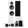 thumbnail image 1 of Fluance Elite High Definition Surround Sound Home Theater 5.0 Channel Speaker System including Floorstanding Towers, Center Channel and Rear Surround Speakers - White (SXHTBWH), 1 of 9