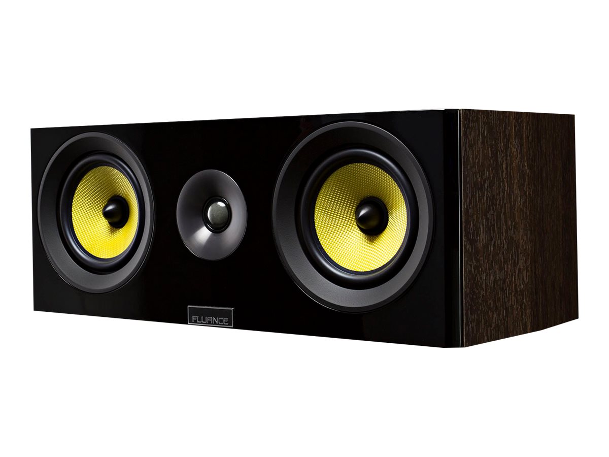 Fluance Signature Series HFCW - Center channel speaker - for home theater - 40 Watt - 2-way - natural walnut - image 1 of 6