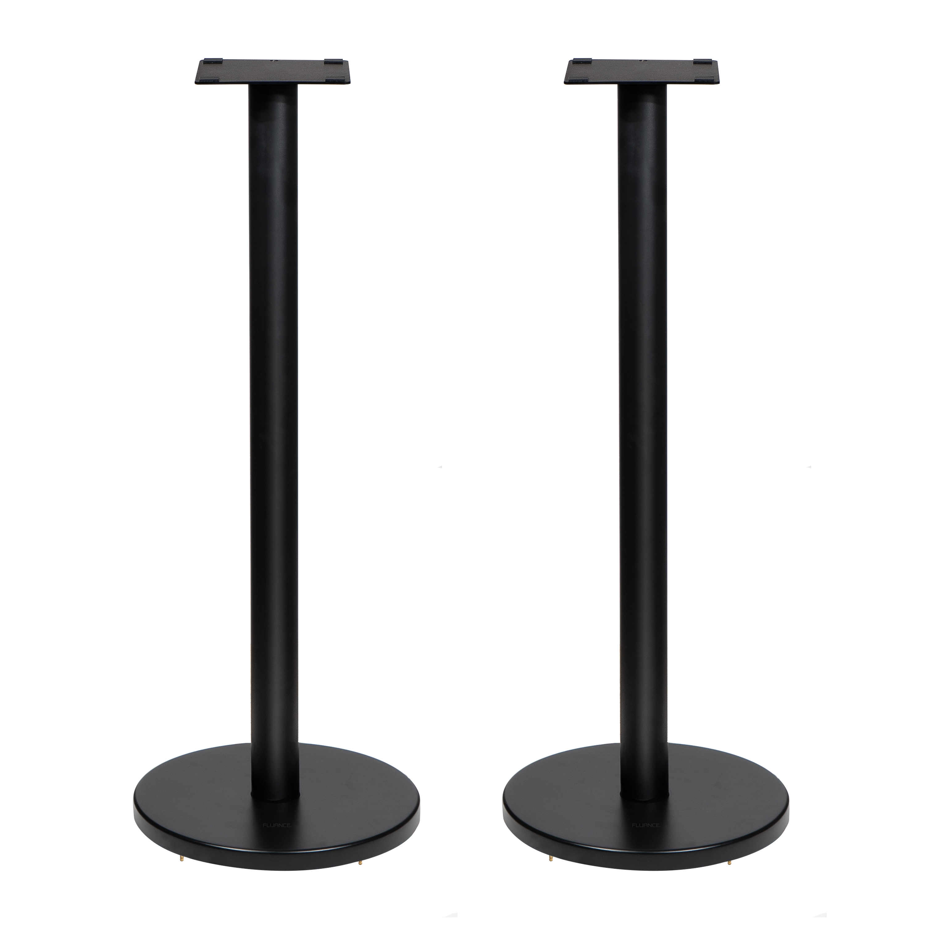 Fluance Speaker Stands for Surround Sound and Bookshelf Speakers Round Base/Pair - image 1 of 9