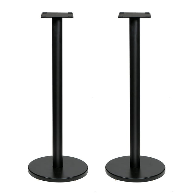 Fluance Speaker Stands for Surround Sound and Bookshelf Speakers Round Base/Pair