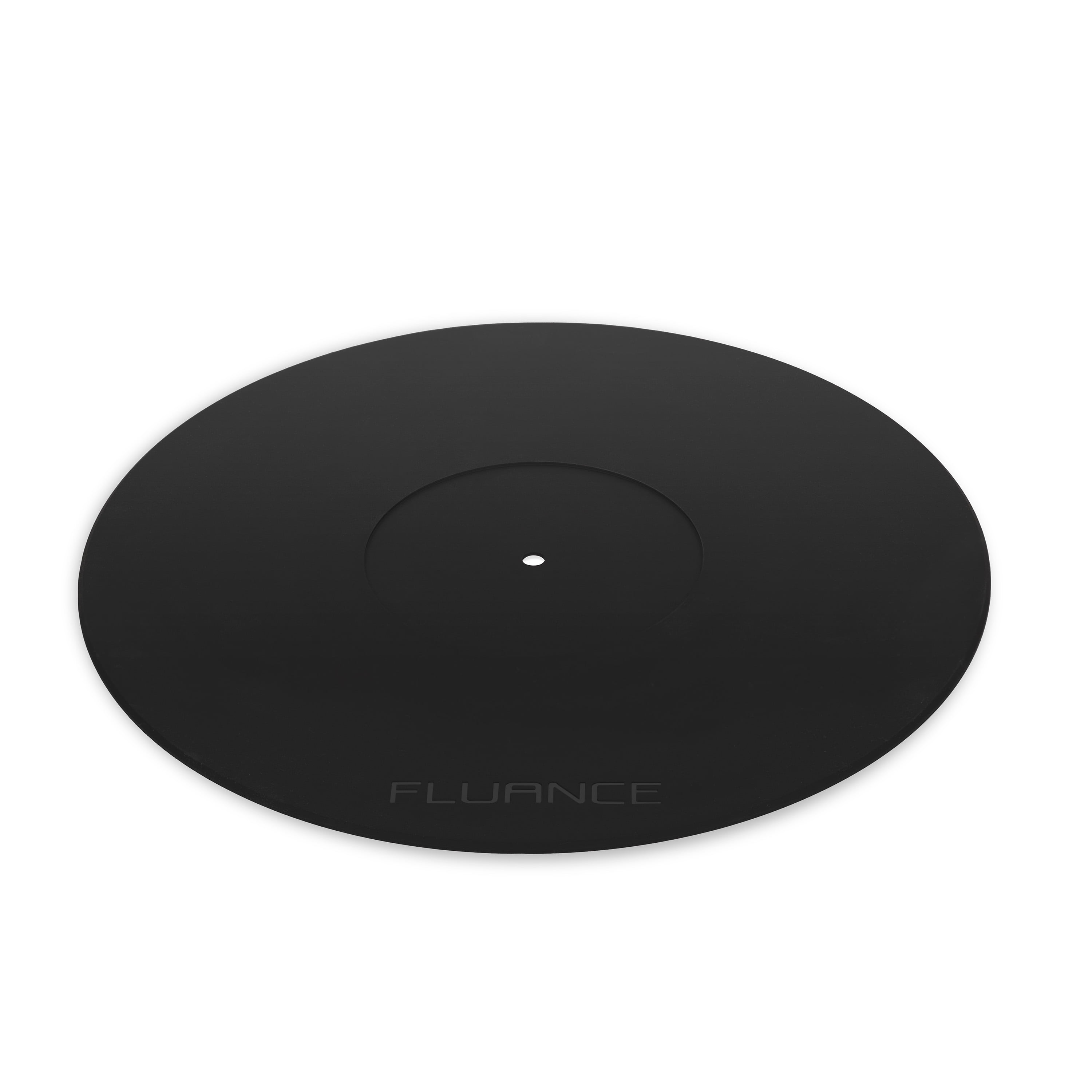 [P].[AMZ_BRAND] Fluance Turntable Mat (Rubber Black) Audiophile Grade Design for Vinyl Record Players