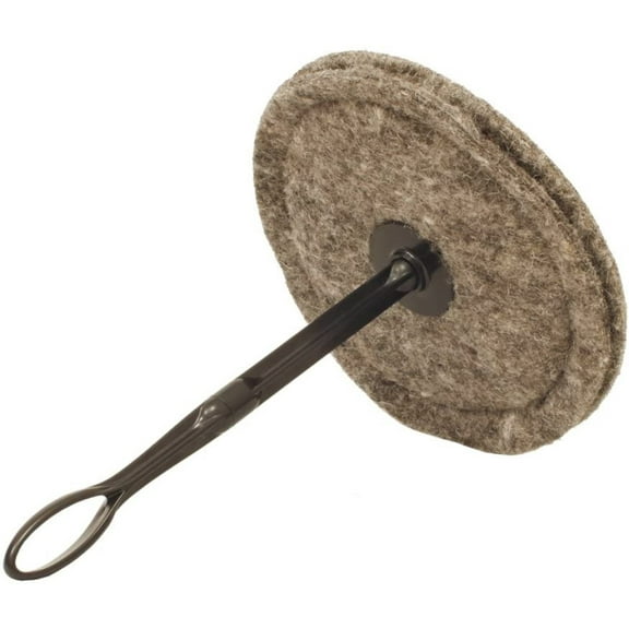 Flueblocker Round Chimney Sheep Wool Wood Stove and Fireplace Draft Stopper, Chimney Flue Draft Excluder, 9"