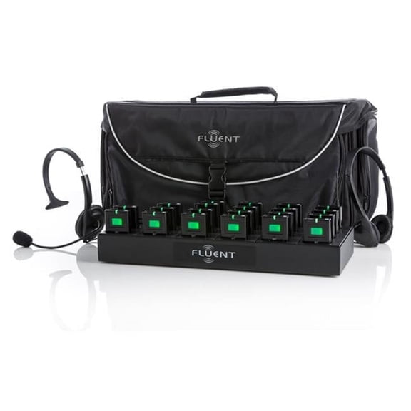 Fluent FA-DTG900-20 900 MHz 20 Person Tour Guide & Language Interpretaion System