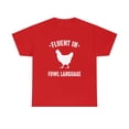 thumbnail image 1 of Fluent In Fowl Language - Funny Chicken Shirt - Farm Life Gift Tee -ID: 541, 1 of 7