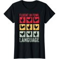 thumbnail image 1 of Fluent in Fowl Language Funny Chicken Lover Chicken Retro T-Shirt mens t shirt，black，women，funny，misfits，men，journey, 1 of 4