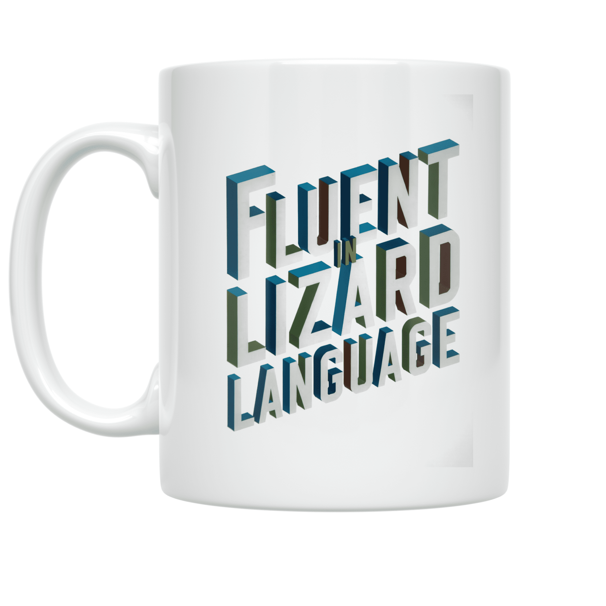Fluent in Lizard Language - Reptile Care Enthusiast - 11 oz Ceramic ...