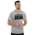 thumbnail image 1 of Fluent in Sarcasm Funny Attitude Men's Graphic T Shirt Tees Brisco Brands S, 1 of 4