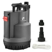 Fluentpower 1/2HP Utility Pump 2500GPH Submersible Sump Pump, Automatic/Manual Mode by Integrated Float Switch