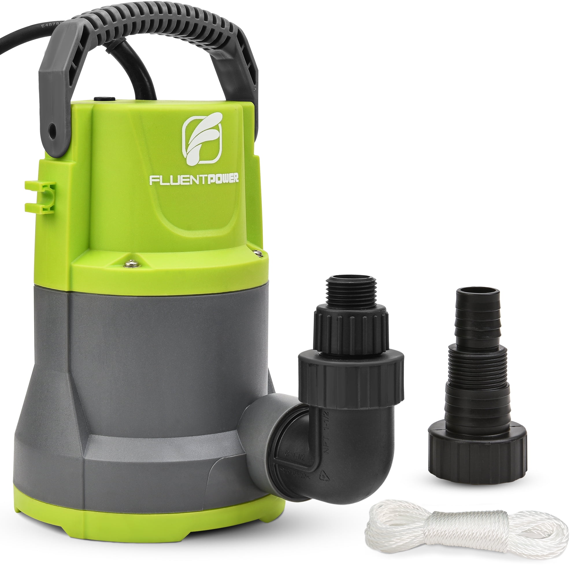 Fluentpower 3/4HP 3500GPH Sump Pump, Submersible Pump for Basement