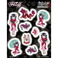 thumbnail image 1 of Fluff Geisha Awesomely Cute Mini Stickers 4.25" x 5.75" - Long Lasting Sticker DECAL, 1 of 1