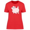 thumbnail image 1 of Fluff Pink Cat T-Shirt Women -Image by Shutterstock, Female Medium, 1 of 2