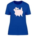 thumbnail image 1 of Fluff Pink Cat T-Shirt Women -Image by Shutterstock, Female Small, 1 of 2