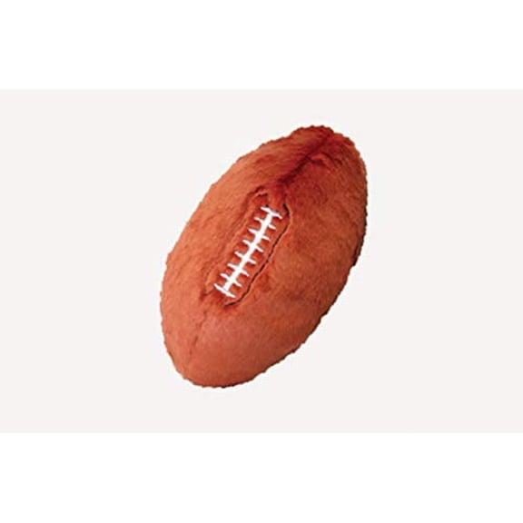 Fluff and Tuff Football Ultra-Plush Dog Toy Approx 8 Inch