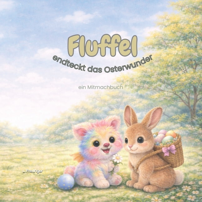 Fluffel entdeckt das Osterwunder: ein Oster Mitmachbuch, (Paperback)