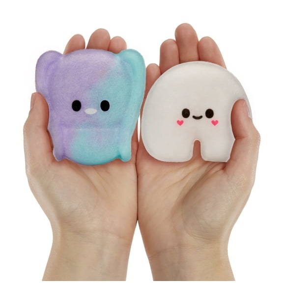 Fluffie Stuffiez Bunny & Rainbow Minis Collectible Plush, Surprise Reveal Unboxing Soft and Squishy Tactile Play Fidget DIY