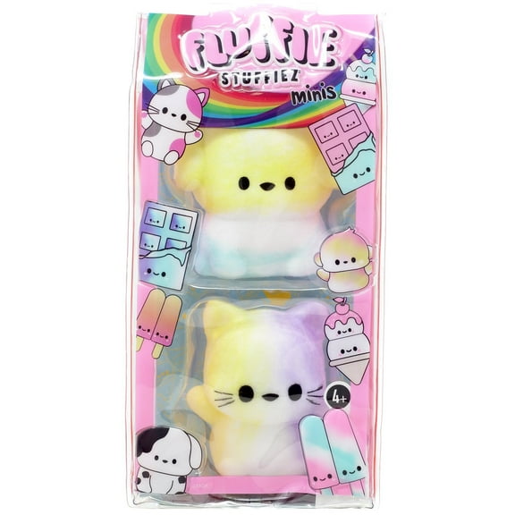 Fluffie Stuffiez Minis Dog & Cat Figure 2-Pack (Soft & Squishable)