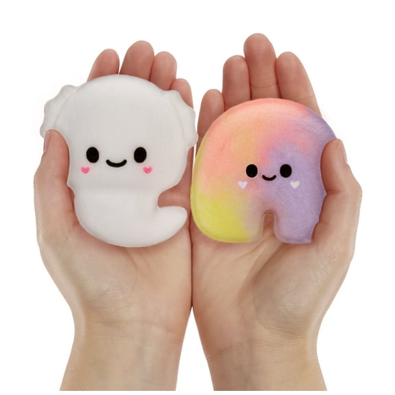 Fluffie Stuffiez Rainbow & Axolotl Minis Collectible Plush, Surprise Reveal Unboxing Soft and Squishy Tactile Play Fidget DIY