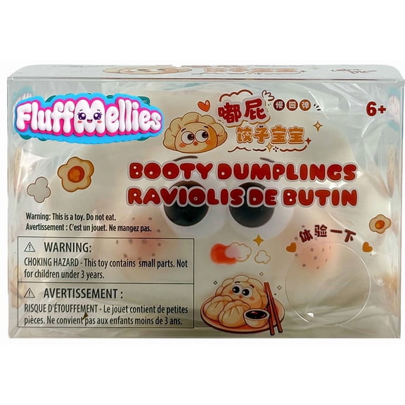 Fluffmellies Booty Dumplings Squeezy Toy (1 RANDOM Dumpling)