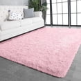 thumbnail image 1 of GPED Fluffy Area Rug,4x6 ft Soft Shaggy Rugs Fluffy Carpets, Non-Skid Plush Area Rugs for Living Room Bedroom Decor（Pink）, 1 of 7