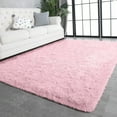 thumbnail image 1 of GPED Fluffy Area Rug,6x9 ft Soft Shaggy Rugs Fluffy Carpets, Non-Skid Plush Area Rugs for Living Room Bedroom Decor（Pink）, 1 of 7