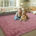 thumbnail image 1 of Fluffy Area Rug 8x10 Shag Rugs for Living Room, Soft Plush Shaggy Fuzzy Furry Large Rug, Anti-Slip Washable Modern Big Floor Carpet for Bedroom Home Decor Aesthetic, Blush, 1 of 16