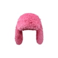 thumbnail image 1 of Fluffy Beanie for Women Y2K Bunny Long Ears Plush Winter Warm Windproof Hat,One Size, 1 of 2