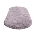 thumbnail image 1 of Fluffy Bedroom Rug Oval Fluffy Mat Small Oval Rug 23.62"x15.74,Non-Slip Plush Shaggy Area Rug for Bedroom Bedside,Soft Oval Throw Rugs Carpet Indoor Carpet for Living Room Nursery Dorm Home Decor, 1 of 7