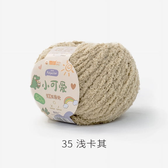 Fluffy Bulky Yarn – Super Soft Chunky Fuzzy Blanket Weight # 5 Yarn for Knitting Crocheting Crafting 50g