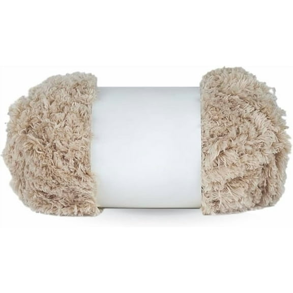 Fluffy Bulky Yarn – Super Soft Chunky Fuzzy Blanket Weight # 5 Yarn for Knitting Crocheting Crafting