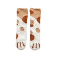 thumbnail image 1 of Fluffy Cat Paw Pattern Animal Bed Socks, Super Soft Fuzzy Winter Cozy Cute Baby Home Bed Socks, 1 of 7