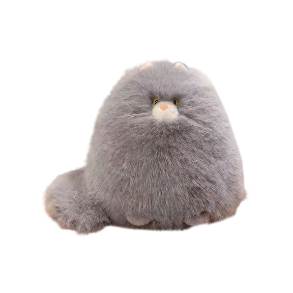 Fluffy Cat Plush Pillow, Three Colors, 27.56in, Stuffed Animal Home Decor & Gift