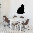 thumbnail image 1 of Fluffy Cat Posed Looking Decal - 36 Inches, 1 of 1