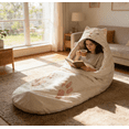 thumbnail image 1 of Fluffy Cat Sleeping Bag for Adults, Plush Cat Shaped Sleeping Bag for Adults, Adorable Cats Envelope Sleeping Bags, Washable Warm Blanket for Camping and Home Lounging, 68.9x31.5 Inch-1, 1 of 5