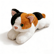Fluffy Cat Stuffed Farm Animal Cuddle Kitty 3color Cat Plush Toys Creamy Cat Soft Dolls Huggable Plushie Presents