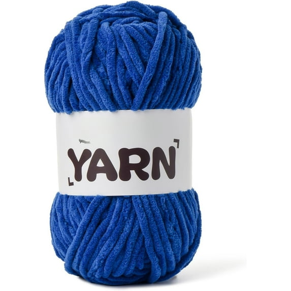 Fluffy Chenille Yarn for Crocheting, Chunky Velvet Yarns for Crochet Amigurumi, Baby Yarn for Crocheting Soft Blanket, 87.4yds /3.5 oz Bulky Yarns for Crafts/Hats/Shoes/Socks