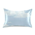 thumbnail image 1 of Fluffy Clouds Satin Pillowcase 20''x30'' Double-Sided Print Soft Wrinkle Resistant, 1 of 9