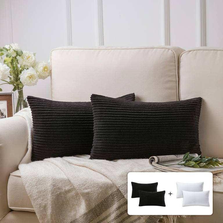https://i5.walmartimages.com/seo/Fluffy-Corduroy-Velvet-Solid-Color-Suqare-Cusion-Accent-Decorative-Throw-Pillow-for-Couch-12-x-20-Black-2-Pack_2df804fd-8a7c-4046-bea1-7eac33f6f15c.d94f1faa2919edb1fc080e627157ddb4.jpeg?odnHeight=768&odnWidth=768&odnBg=FFFFFF
